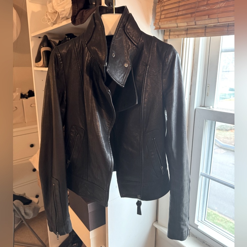 Mackage for Aritzia Kenya leather jacket